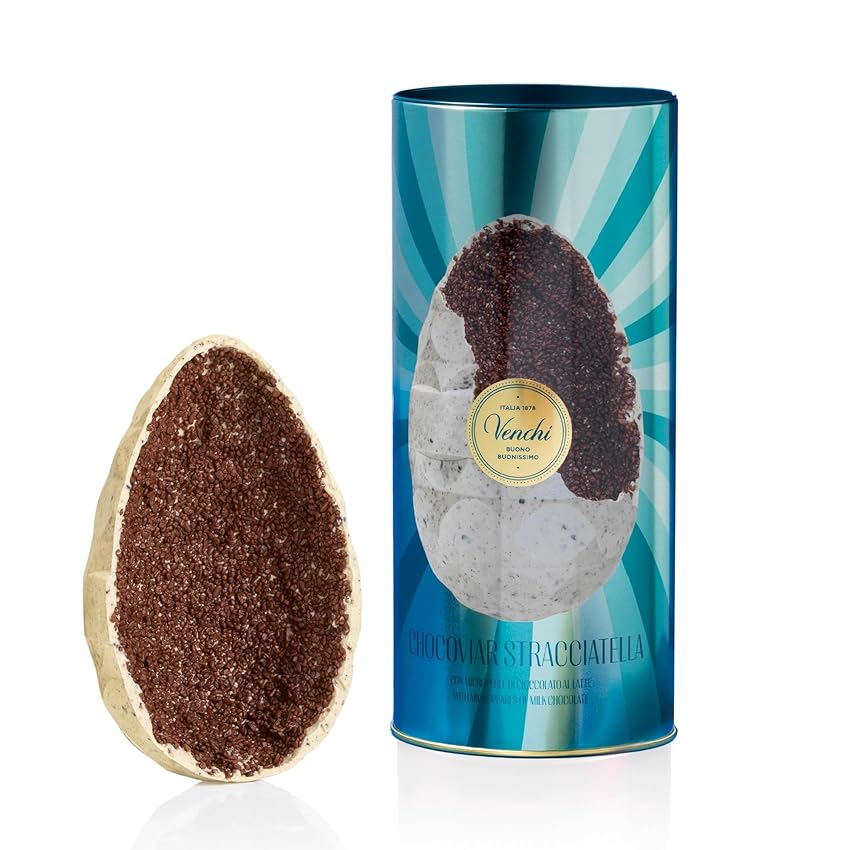 Venchi - Uovo di Cioccolato Chocoviar Stracciatella Venchi - Uovo di Cioccolato Chocoviar Stracciatella