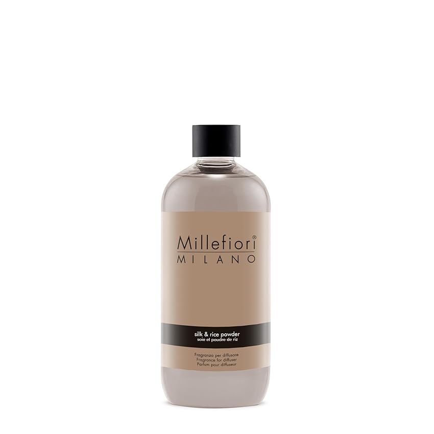 MILLEFIORI MILANO FRAGRANZA PER DIFFUSORE 500ml SILK & RICE POWDER MILLEFIORI MILANO FRAGRANZA PER DIFFUSORE 500ml SILK & RICE POWDER