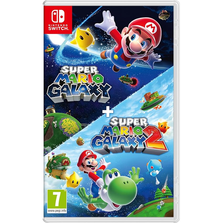 Super Mario Galaxy + Super Mario Galaxy 2 - Ed. Italiana - Versione su scheda Super Mario Galaxy + Super Mario Galaxy 2 - Ed. Italiana - Versione su scheda