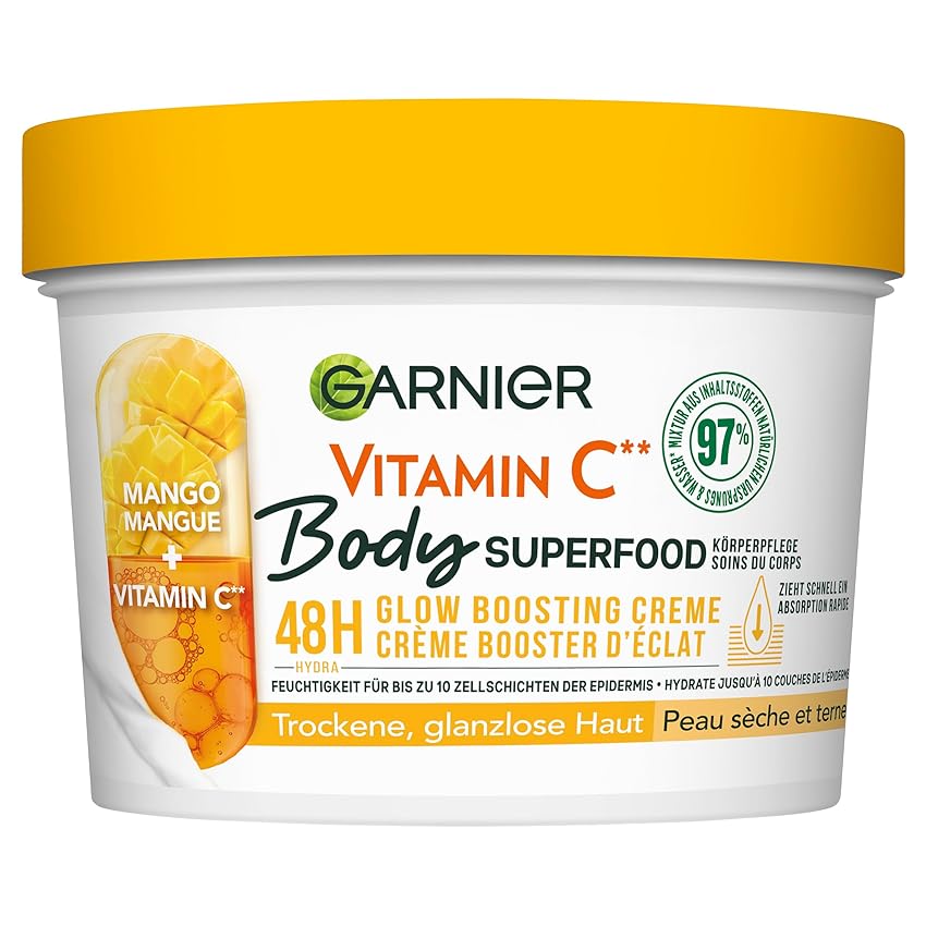 Garnier Cura nutriente del corpo per pelle secca e secca Garnier Cura nutriente del corpo per pelle secca e secca