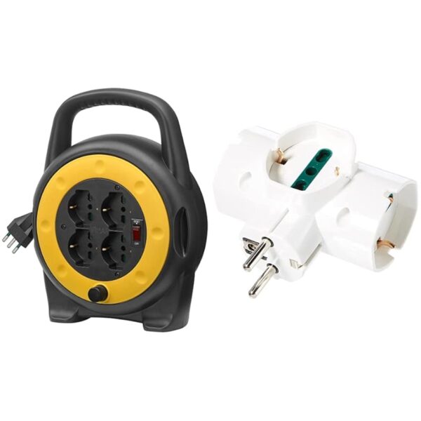Vimar 0P32702 Avvolgicavo 10A 4 Uscite Universali