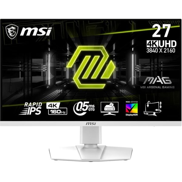 MSI MAG 274URFW Monitor Gaming da 27" UHD - Pannello IPS rapid (3840 x 2160)