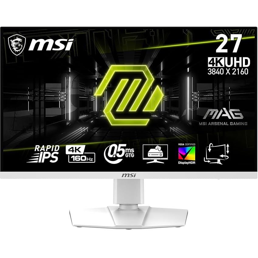 MSI MAG 274URFW Monitor Gaming da 27" UHD - Pannello IPS rapid (3840 x 2160) MSI MAG 274URFW Monitor Gaming da 27" UHD - Pannello IPS rapid (3840 x 2160)