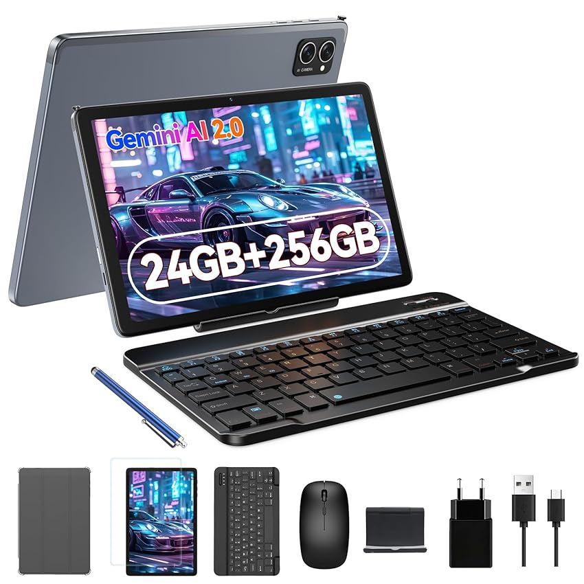 TABWEE Tablet con Tastiera - 24 GB RAM+ 256 GB ROM(4 TB TF) TABWEE Tablet con Tastiera - 24 GB RAM+ 256 GB ROM(4 TB TF)