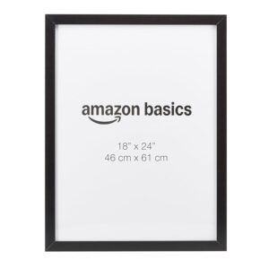 Amazon Basics - Cornice Rettangolare in Legno per Poster/Foto