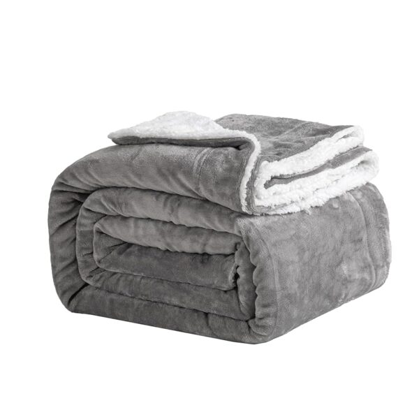 Good Nite Coperta Plaid 200x230 cm da letto in Flanella Sherpa Blanket