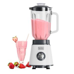 BLACK+DECKER - Frullatore potente BXJB1002E 1000W | Caraffa in Vetro 1