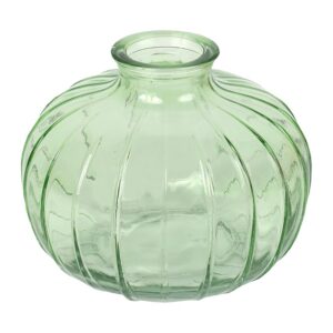 Talking Tables Vaso per fiori in vetro verde Elegante centrotavola per davanzale di