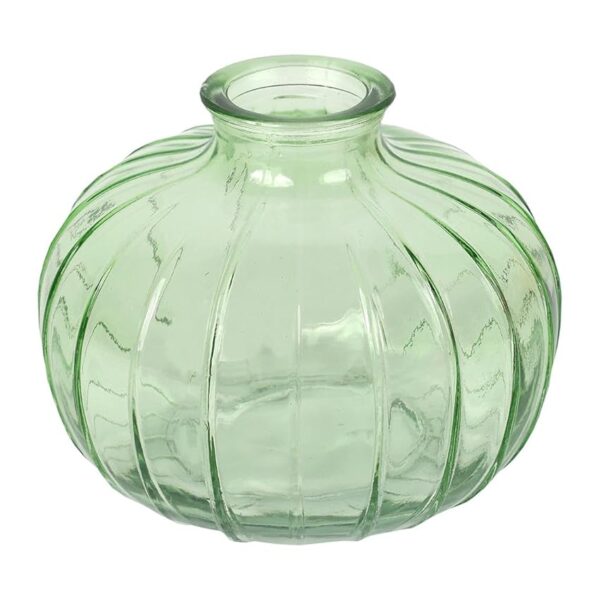 Talking Tables Vaso per fiori in vetro verde Elegante centrotavola per davanzale di