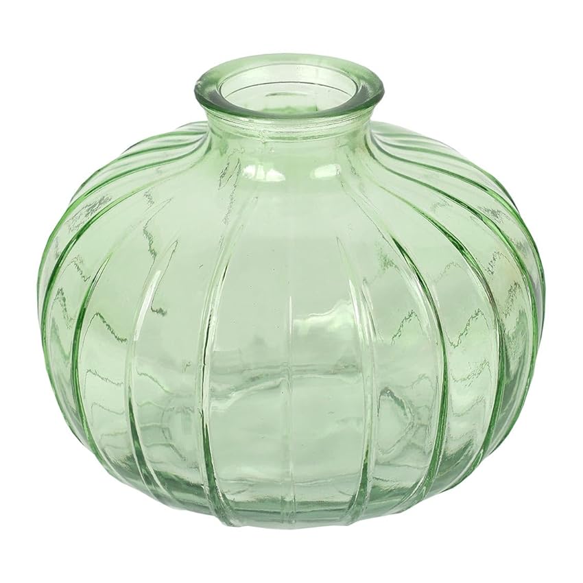 Talking Tables Vaso per fiori in vetro verde Elegante centrotavola per davanzale di Talking Tables Vaso per fiori in vetro verde Elegante centrotavola per davanzale di