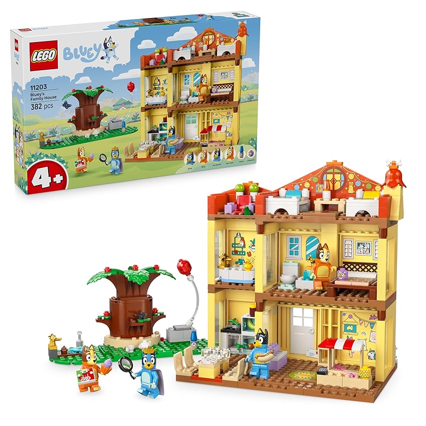 LEGO Bluey: Casa della Famiglia di Bluey - Giocattolo Modulare con Stanze LEGO Bluey: Casa della Famiglia di Bluey - Giocattolo Modulare con Stanze