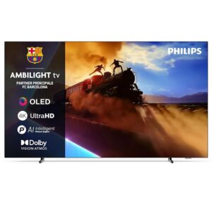 Philips Ambilight 55OLED770 4K OLED Smart TV - Display 55’’ con processore P5 AI Perfect Picture Ultra HD