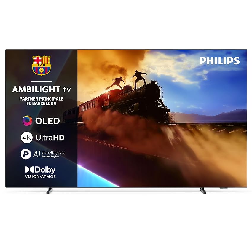 Philips Ambilight 55OLED770 4K OLED Smart TV - Display 55’’ con processore P5 AI Perfect Picture Ultra HD Philips Ambilight 55OLED770 4K OLED Smart TV - Display 55’’ con processore P5 AI Perfect Picture Ultra HD