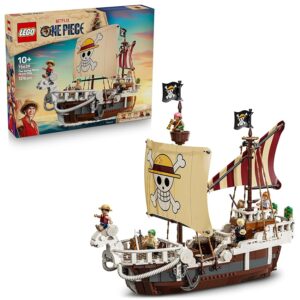 LEGO ONE PIECE La Nave Pirata Going Merry - Modello di Barca Giocattolo da Esposizione