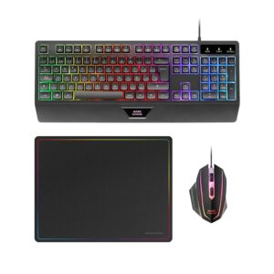 MARS GAMING MCP1 - Pacchetto tastiera e mouse da gioco (2800 DPI)