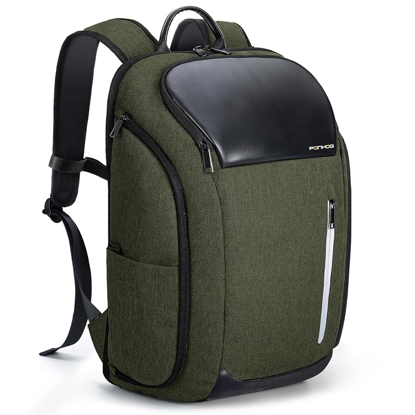 Ponhog Zaino Uomo Porta PC 17 Pollici - Zaino da Viaggio Idrorepellente Ponhog Zaino Uomo Porta PC 17 Pollici - Zaino da Viaggio Idrorepellente