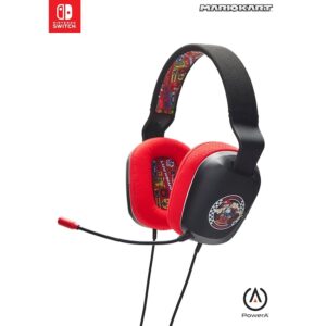 PowerA Wired Stereo Headset for Nintendo Switch - Mario Kart Rivals