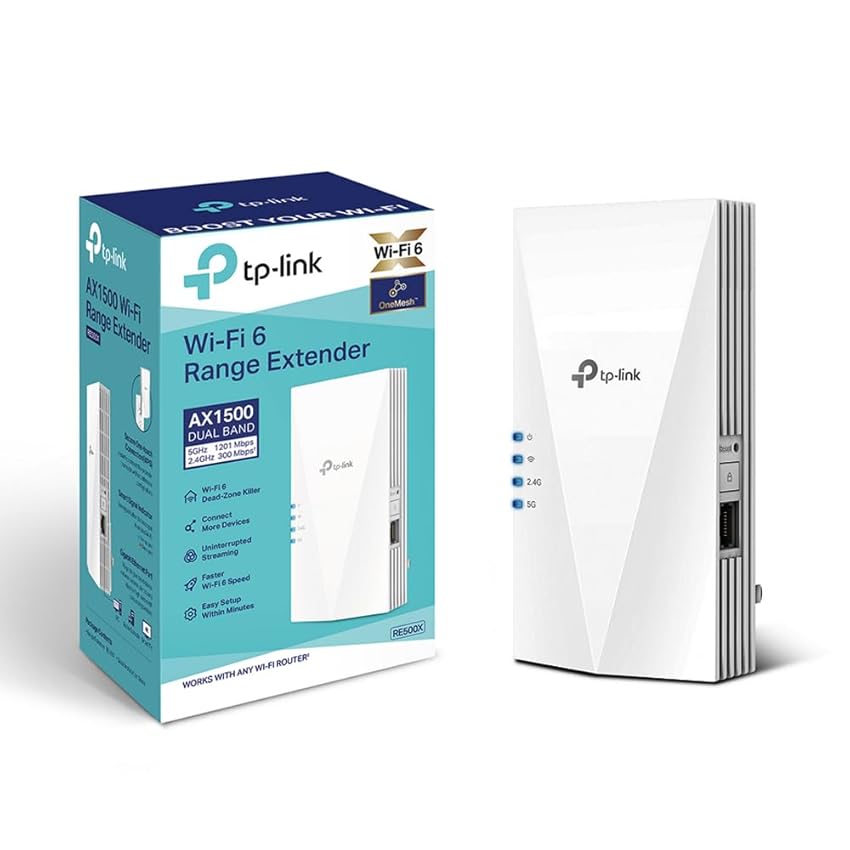 TP-Link Ripetitore WiFi 6 RE500X TP-Link Ripetitore WiFi 6 RE500X