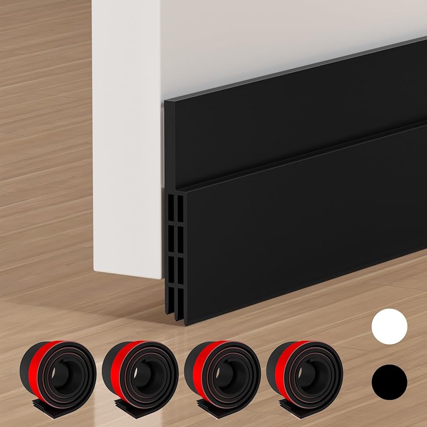 EXTSUD Guarnizione Sottoporta in Gomma Adesivo Pellicola Insonorizzata Antispiffero