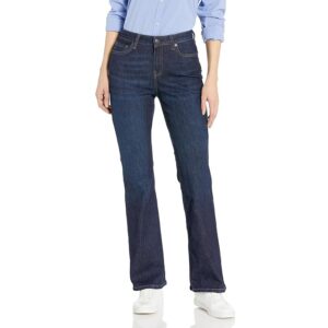 Amazon Essentials Jeans Elasticizzati a Vita Media Bootcut Vestibilità Aderente