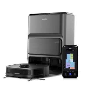 Eureka J12 Ultra Robot Aspirapolvere e Lavapavimenti 5000Pa Doppio Panno Rotante