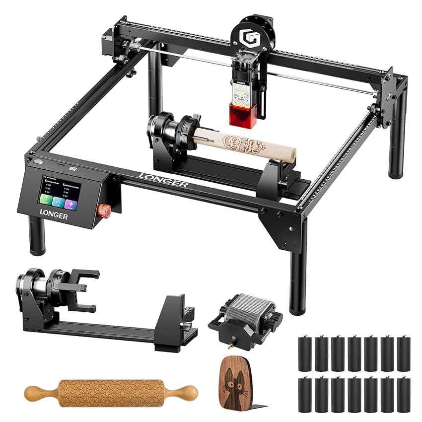 LONGER Incisore Laser 5W con Kit di Assistenza Aria LONGER Incisore Laser 5W con Kit di Assistenza Aria