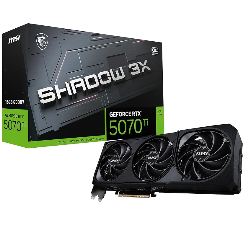 MSI GeForce RTX 5070 Ti 16G SHADOW 3X OC