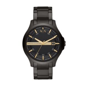 Orologio Uomo ARMANI EXCHANGE HAMPTON AX2413 Bracciale Acciaio Nero