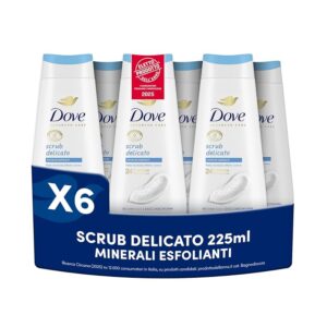 Dove Bagnoschiuma Scrub Delicato