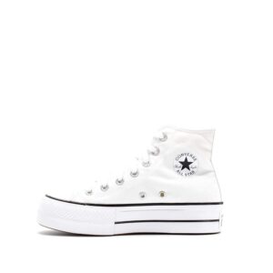 Converse Chuck Taylor all Star Lift Clean High Sneaker Bianca da Donna 561676C