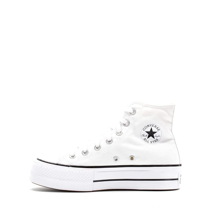 Converse Chuck Taylor all Star Lift Clean High Sneaker Bianca da Donna 561676C