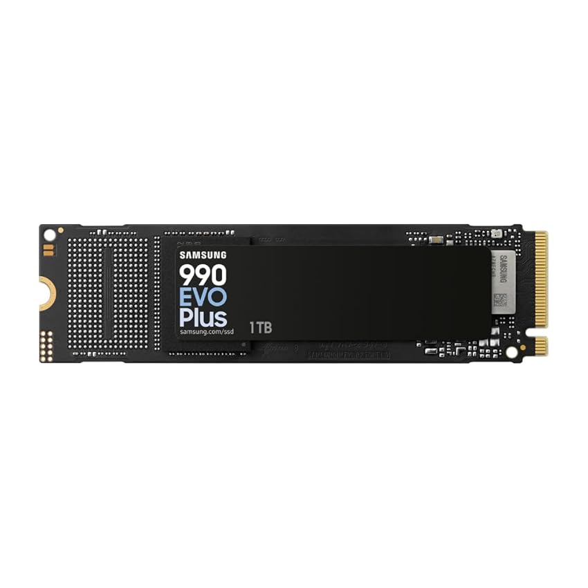 Samsung Memorie MZ-V9S1T0BW 990 EVO Plus SSD Interno da 1TB PCIe Gen 4.0 x4 / 5.0 x2 NVMe 2.0