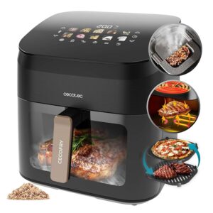 Cecotec Friggitrice ad Aria 8.5 Litri - Air Fryer Cecofry&Grill Smokin' 8500. 2200W