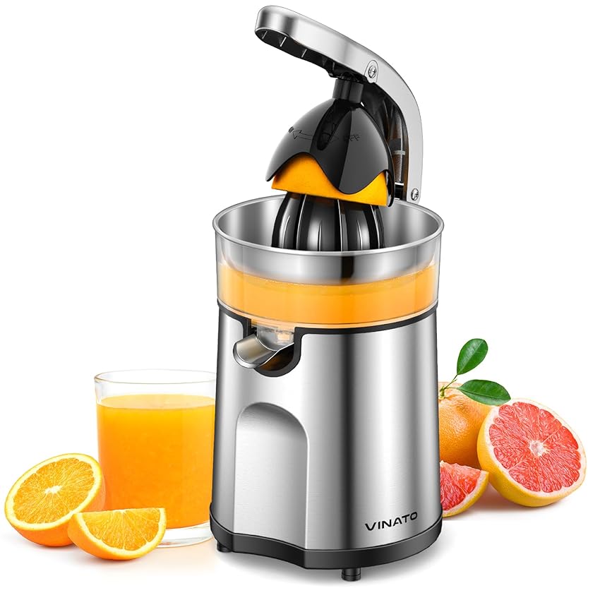 VINATO Spremiagrumi Elettrico Professionale con 2 Coni VINATO Spremiagrumi Elettrico Professionale con 2 Coni