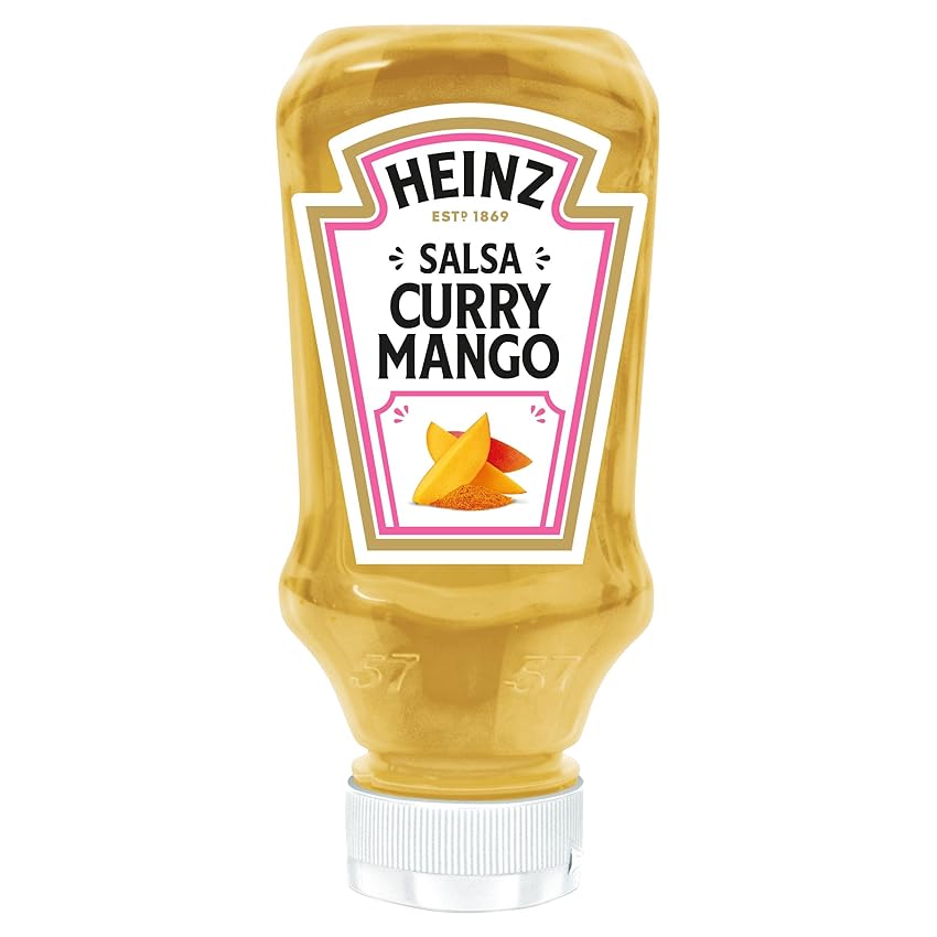 Heinz Salsa Curry Mango Top Down - 225 g Heinz Salsa Curry Mango Top Down - 225 g