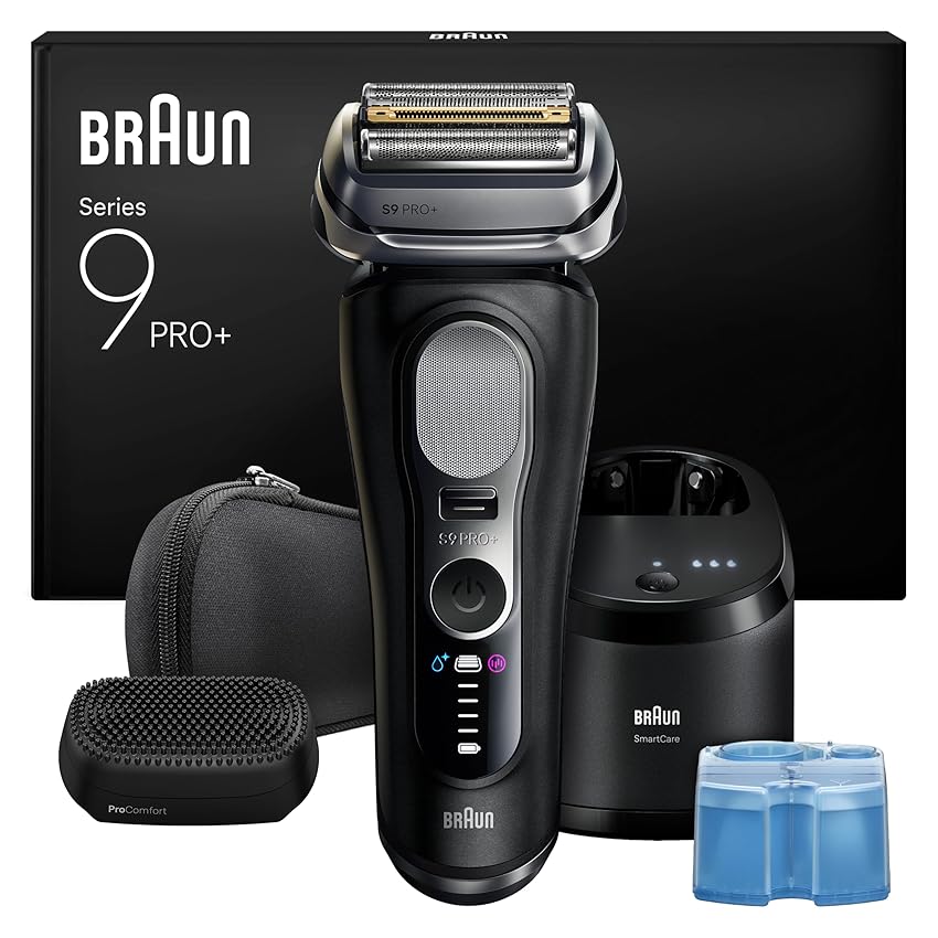 Braun Serie 9 PRO + Rasoio Elettrico Barba Braun Serie 9 PRO + Rasoio Elettrico Barba
