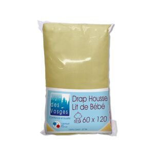 Nuit des Vosges Cotoval Lenzuolo con Angoli in Cotone Tinta Unita