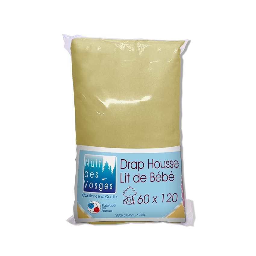 Nuit des Vosges Cotoval Lenzuolo con Angoli in Cotone Tinta Unita Nuit des Vosges Cotoval Lenzuolo con Angoli in Cotone Tinta Unita