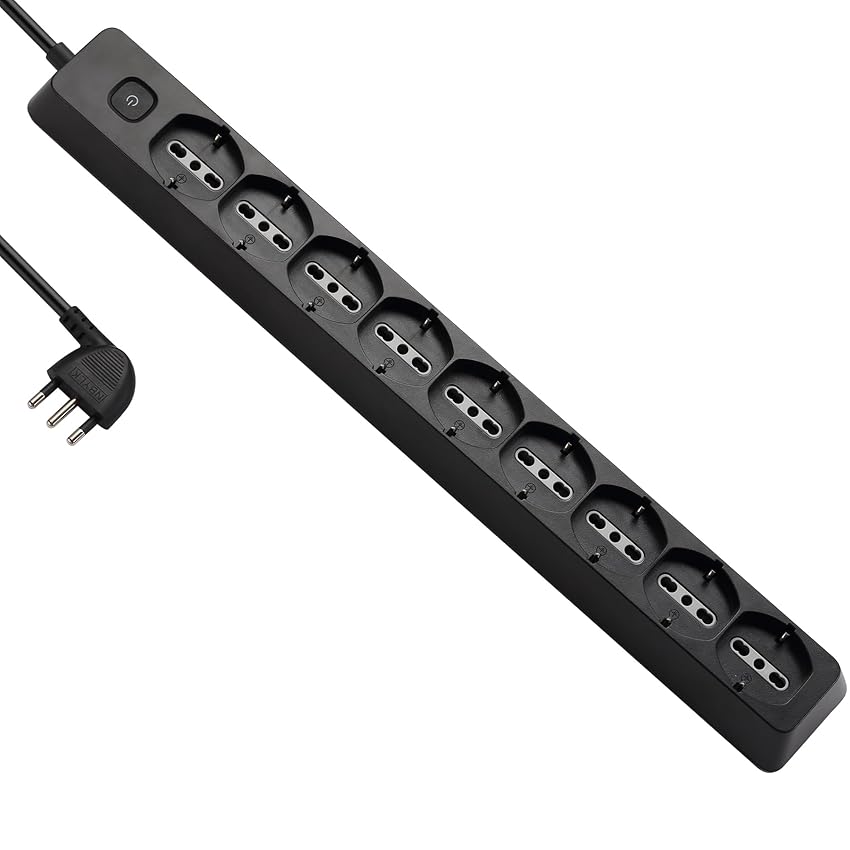 Electraline 61924 Multipresa 9 Posti polivalenti P40 (Schuko + 10/16A) Electraline 61924 Multipresa 9 Posti polivalenti P40 (Schuko + 10/16A)