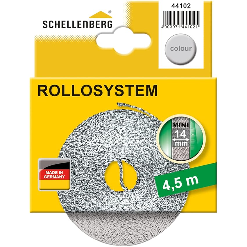 Schellenberg 44102 Cintino per tapparelle avvolgibili 14 mm x 4 Schellenberg 44102 Cintino per tapparelle avvolgibili 14 mm x 4