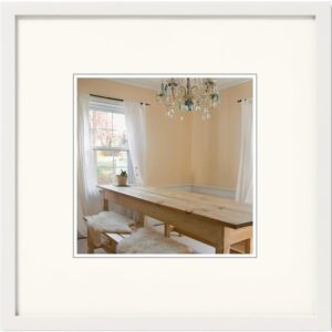 walther design cornice bianco polare 15 x 15 cm Peppers Cornice in legno BP150V