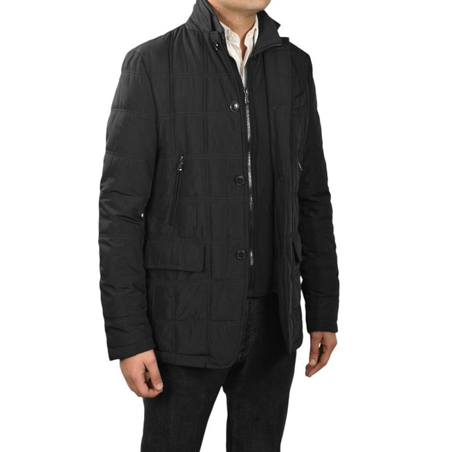 Piumino Uomo Invernale Giubbotto Sartoriale Elegante Giacca Inverno VEQUE