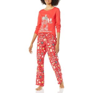Amazon Essentials Disney | Marvel | Star Wars Set da Notte Pigiama in Flanella Donna
