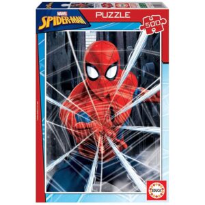 Educa - Puzzle da 500 pezzi per adulti. Serie Marvel Spider-Man Puzzle 500 Pezzi Spiderman (18486)