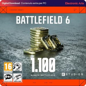 1.100 monete BF |Battlefield 6 & REDSECPCWin | Codice EA App | Videogiochi | Italiano