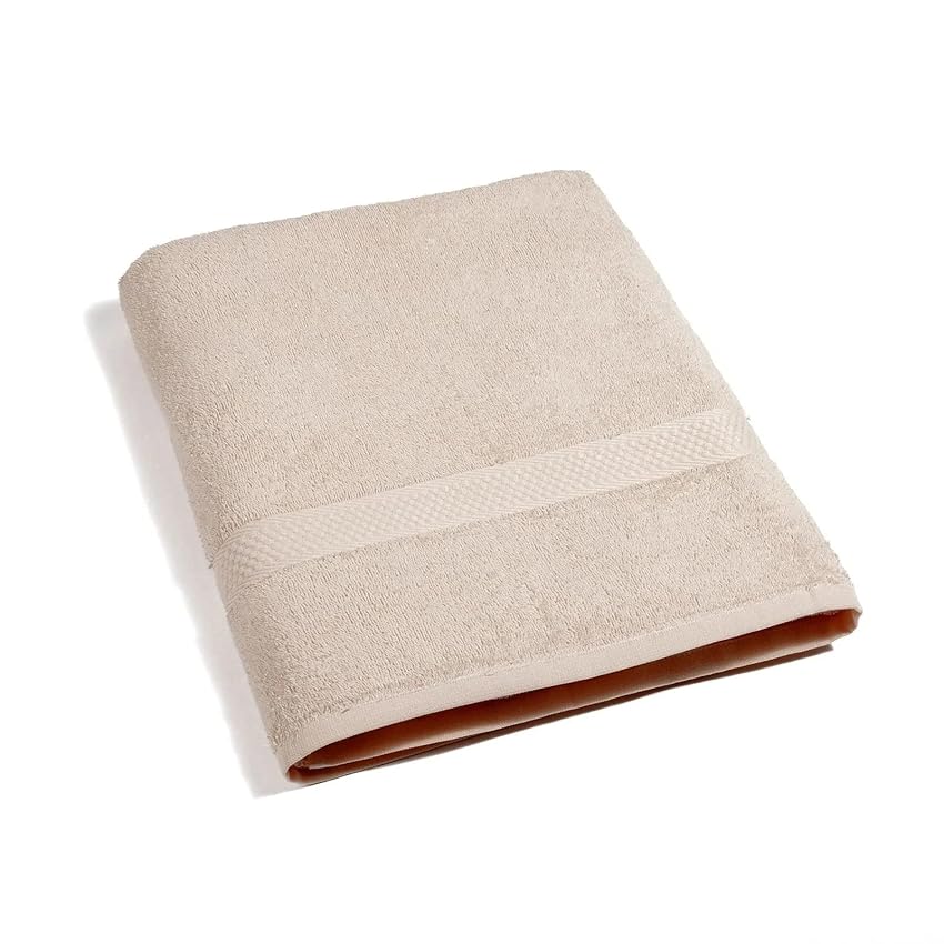 Caleffi Spugnissima - Telo-bagno Minorca Tinta Unita Standard Sabbia