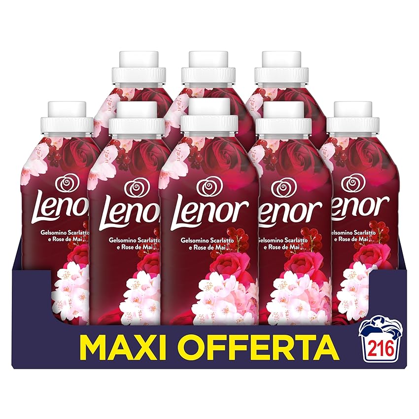 Lenor Ammorbidente Lavatrice Concentrato 216 Lavaggi (27x8)