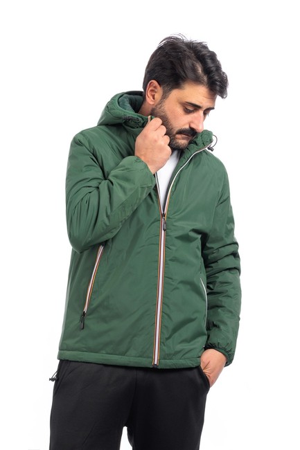 Giubbotto Uomo Invernale Giubbino Cappuccio Imbottito Impermeabile Giacca VEQUE