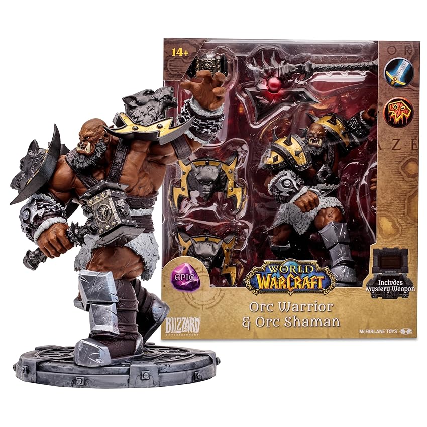 McFarlane Toys World Of Warcraft WV1 Orc: Shaman/Warrior (Epic)