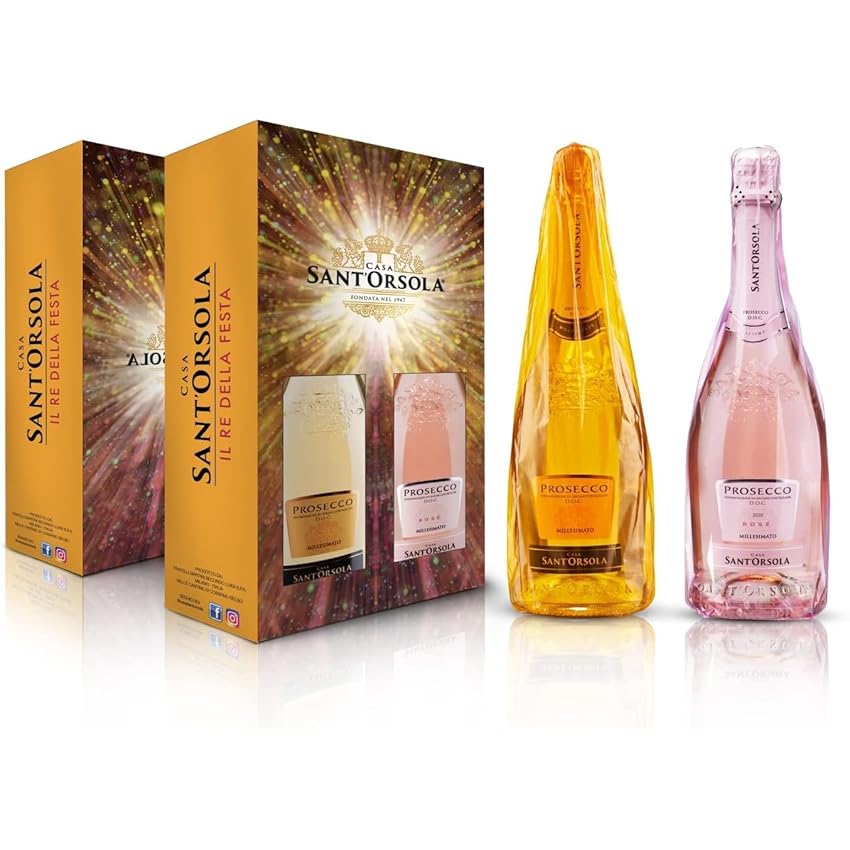 Sant'Orsola - Set Prosecco D.O.C. Millesimato Extra Dry e Rosè Millesimato Sant'Orsola - Set Prosecco D.O.C. Millesimato Extra Dry e Rosè Millesimato